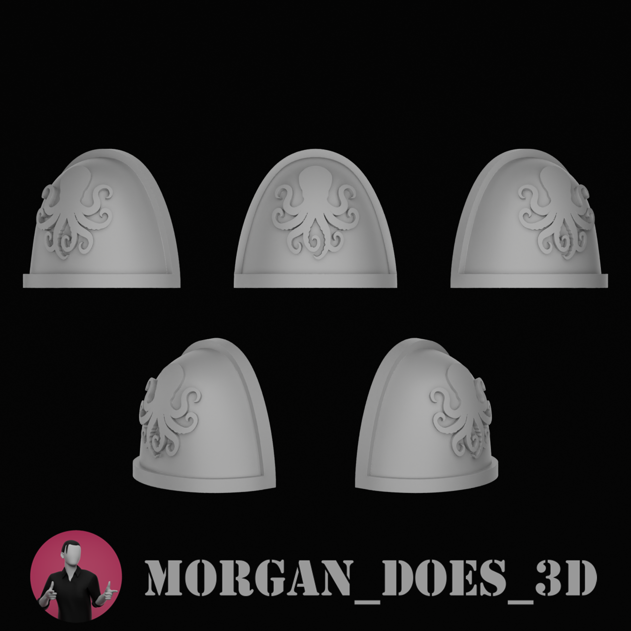 Octopus Shoulder Pads - Set of 10